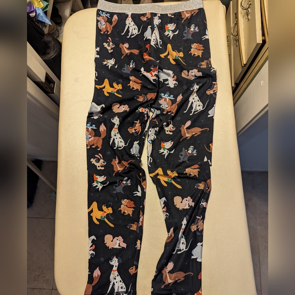 Disney leggings with all Disney dogs